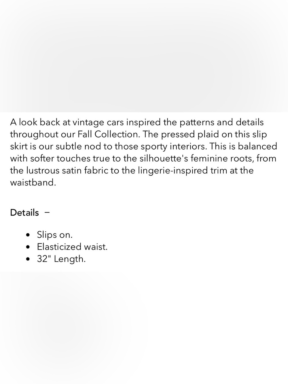 Vince Pressed Plaid Satin Slip Skirt from Nordstrom - Picture 14 of 14